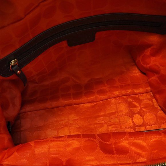 Kate Spade New York Woven Nylon with Patent Leather Trim Handbag - Picture 6 of 8